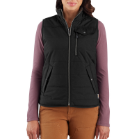 Carhartt  103907 Closeout Women's Utility Vest - Sherpa Lined - Black Medium Regular