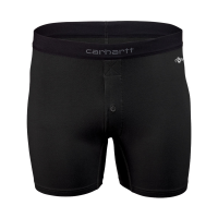 Carhartt Mens UU0174M Force 5-Inch Stretch Cotton Button Fly Boxer Brief - Black 4X-Large Regular