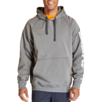 Timberland PRO Mens A1HVY Hood Honcho Sport Pullover - Dark Charcoal Heather/White 3X-Large Tall
