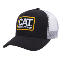 CAT Men's 1090002 Retro Diesel Power Cap - Black One Size Fits All