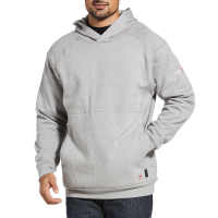 Ariat Mens 10032829 Flame-Resistant Rev Pullover Hoodie - Silver Fox Heather 2X-Large Tall
