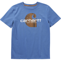 Carhartt  CA6241 Short-Sleeve Woodgrain C T-Shirt - Boys - Bright Cobalt X-Large (18-20)