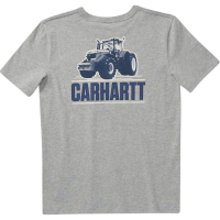 Carhartt  CA6262 Short-Sleeve Tractor T-Shirt - Boys - Gray Heather X-Large (18-20)