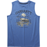 Carhartt  CA6240 Sleeveless Rugged Outdoor T-Shirt - Boys - Bright Cobalt Large (14-16)