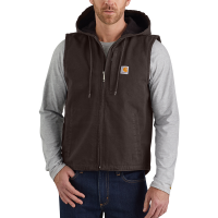 Carhartt Mens 103837 Factory 2nd Knoxville Vest - Fleece Lined - Dark Brown 2X-Large Tall
