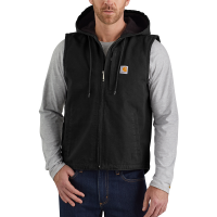 Carhartt Mens 103837 Factory 2nd Knoxville Vest - Fleece Lined - Black X-Large Tall