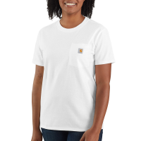 Carhartt  103067 Factory 2nd Women's WK87 Workwear Pocket Short Sleeve T-Shirt - White Small Regular