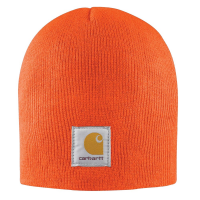 Carhartt Mens A205 Factory 2nd Acrylic Beanie Cap - Bright Orange One Size Fits All