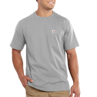 Carhartt Mens 101125 Factory 2nd Maddock Short Sleeve Pocket T-Shirt - Heather Gray X-Large Regular