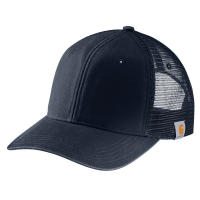 Carhartt Men's 105298 Canvas Mesh Back Cap - Navy One Size Fits All