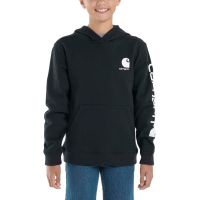 Carhartt  CA6272 Long-Sleeve Graphic Sweatshirt - Boys - Caviar Black X-Large (18-20)