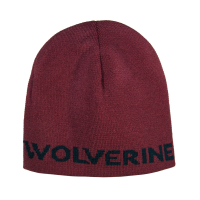 Wolverine Mens WVH9007 Knit Logo Cap - Burgundy One Size Fits All