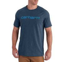 Carhartt Mens 102549 Factory 2nd Force Delmont Short Sleeve Graphic T-Shirt - Light Huron Heather 2X-Large Tall