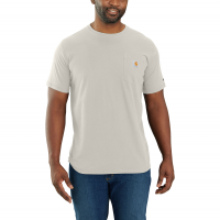 Carhartt Mens 104616 Force Relaxed Fit Midweight Short Sleeve Pocket T-Shirt - Malt 2X-Large Regular