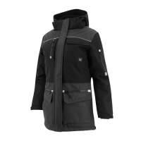CAT  1040002 Women's Insulated Work Parka - Magnet/Black Large Regular