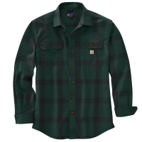 Carhartt Mens 105439 Loose Fit Heavyweight Flannel Long-Sleeve Plaid Shirt - North Woods 3X-Large Tall