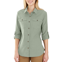 Carhartt  103600 Factory 2nd Women's Rugged Flex Bozeman Shirt - Tinted Sage 2X-Large Plus