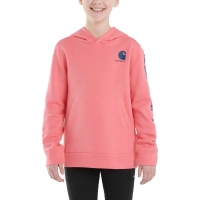 Carhartt  CA9897 Long-Sleeve Graphic Sweatshirt - Girls - Pink Lemonade 5 Child