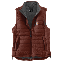 Carhartt | Men's 102286 Gilliam Vest | Mineral Red | Small Regular | Quilt Lined | 100% Nylon Cordura'| 100 Gram Polyester Insulation | Dungarees
