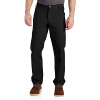 Carhartt Mens 103279 Rugged Flex Relaxed Fit Duck Utility Work Pant - Black 50W x 32L