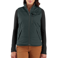 Carhartt  103907 Closeout Women's Utility Vest - Sherpa Lined - Fog Green Medium Regular