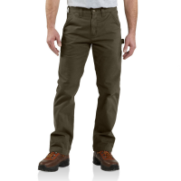 Carhartt | Men's B324 Factory 2nd Washed Twill Pant | Dark Coffee | 32W x 36L | Relaxed Fit | 100% Cotton Peached Twill | 9.25 Ounce | Dungarees