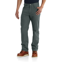 Carhartt | Men's 102517 Closeout Rugged Flex'Rigby Five Pocket Pant | Elm | 50W x 30L | Relaxed Fit | Cell Phone Pocket | 8 Ounce | Dungarees