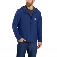 Carhartt Mens 104671 Closeout Rain Defender Relaxed Fit Lightweight Jacket - Scout Blue Large Tall