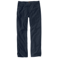 Carhartt | Men's 102517 Factory 2nd Rugged Flex'Rigby Five Pocket Pant | Navy | 34W x 30L | Relaxed Fit | Cell Phone Pocket | 8 Ounce | Dungarees