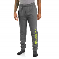 Carhartt Mens 105899 Relaxed Fit Midweight Tapered Graphic Sweatpant - Carbon Heather X-Large Regular