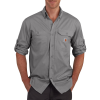 Carhartt Men's 102418 Closeout Force Ridgefield Long Sleeve Shirt - Asphalt X-Large Regular