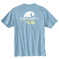 Carhartt Mens 105710 Loose Fit Heavyweight Short-Sleeve Pocket C Graphic T-Shirt - Moonstone 4X-Large Regular