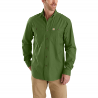 Carhartt Mens 103554 Closeout Rugged Flex Rigby Long Sleeve Work Shirt - Arborvitae 2X-Large Tall