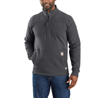 Carhartt Mens 105012 Flame Resistant Rain Defender Relaxed Fit Mock Neck Fleece Pullover - Shadow 3X-Large Tall