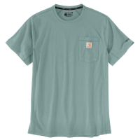 Carhartt Mens 104616 Force Relaxed Fit Midweight Short Sleeve Pocket T-Shirt - Blue Surf X-Large Tall