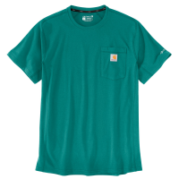 Carhartt Mens 104616 Force Relaxed Fit Midweight Short Sleeve Pocket T-Shirt - Dragonfly 4X-Large Regular