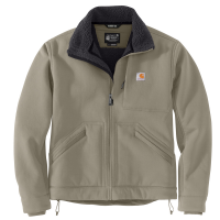 Carhartt Mens 105000 Factory 2nd Super Dux Relaxed Fit Detroit Jac - Greige 2X-Large Tall