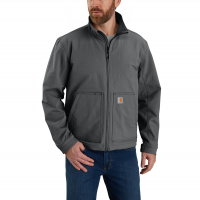 Carhartt Mens 105534 Factory 2nd Super Dux Relaxed Fit Lightweight Softshell Jacket - Gravel Large Tall