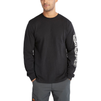 Timberland PRO Mens A6ESB Core Logo Long Sleeve T-Shirt - Black Medium Regular