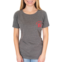 CAT  1010031 Women's Open Road T-Shirt - Dark Heather Grey Large Regular