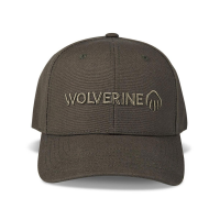 Wolverine Mens WVH9500 Embroidered Logo Cap - Black Olive One Size Fits All