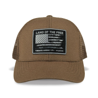 Wolverine Mens WVH9504 Land of the Free Trucker Cap - Chestnut One Size Fits All