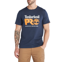 Timberland PRO Mens A6EYK Core Chest Logo Short Sleeve T-Shirt - Black Iris Large Regular