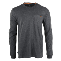 Timberland PRO Mens A6ESY Core Pocket Long Sleeve T-Shirt - Deepest Grey Heather Large Regular