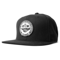 Troll Co. Men's TC0522 Haggler Snapback Hat - Black One Size Fits All