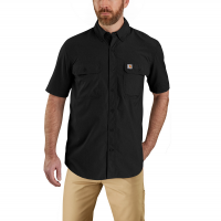 Carhartt Mens 105292 Force Relaxed Fit Lightweight Short Sleeve Shirt - Black 3X-Large Regular