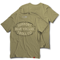 Troll Co. Mens TC1170 Smolder Tee - Military Green Small Regular
