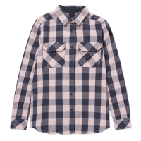 CAT  1610032 Women's Buffalo Check Overshirt - Faded Navy/Lilac Small Regular
