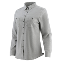CAT  1610036 Women's Button Down Shirt - Charcoal Oxford X-Large Regular