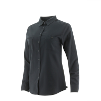 CAT  1610036 Women's Button Down Shirt - Black Oxford Small Regular